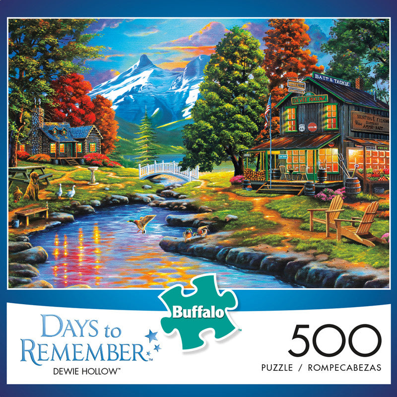 Days to Remember Dewie Hollow 500 Piece Jigsaw Puzzle Box