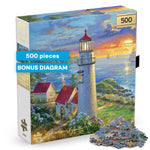 Gold Collection – Evening Watch 500 Piece Jigsaw Puzzle - Abraham Hunter