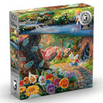Thomas Kinkade Disney Silver Select: Alice in Wonderland 500 Piece Puzzle