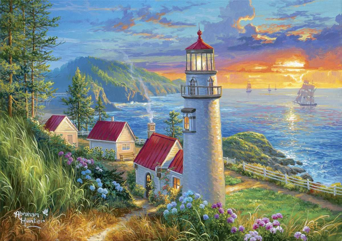 Gold Collection – Evening Watch 500 Piece Jigsaw Puzzle - Abraham Hunter