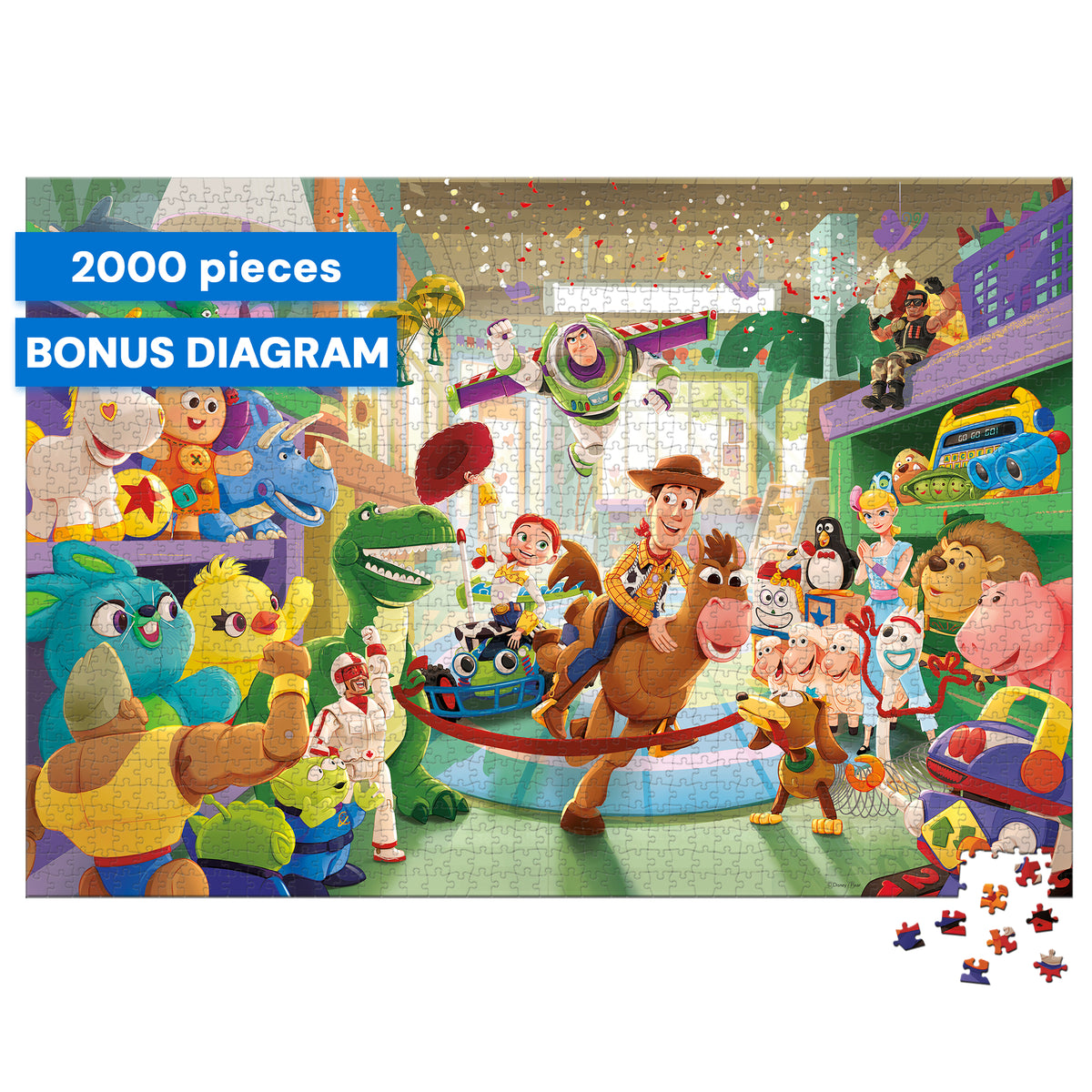 Ceaco: Silver Select: Giddy-up! Toy Story 2000 Piece Puzzle