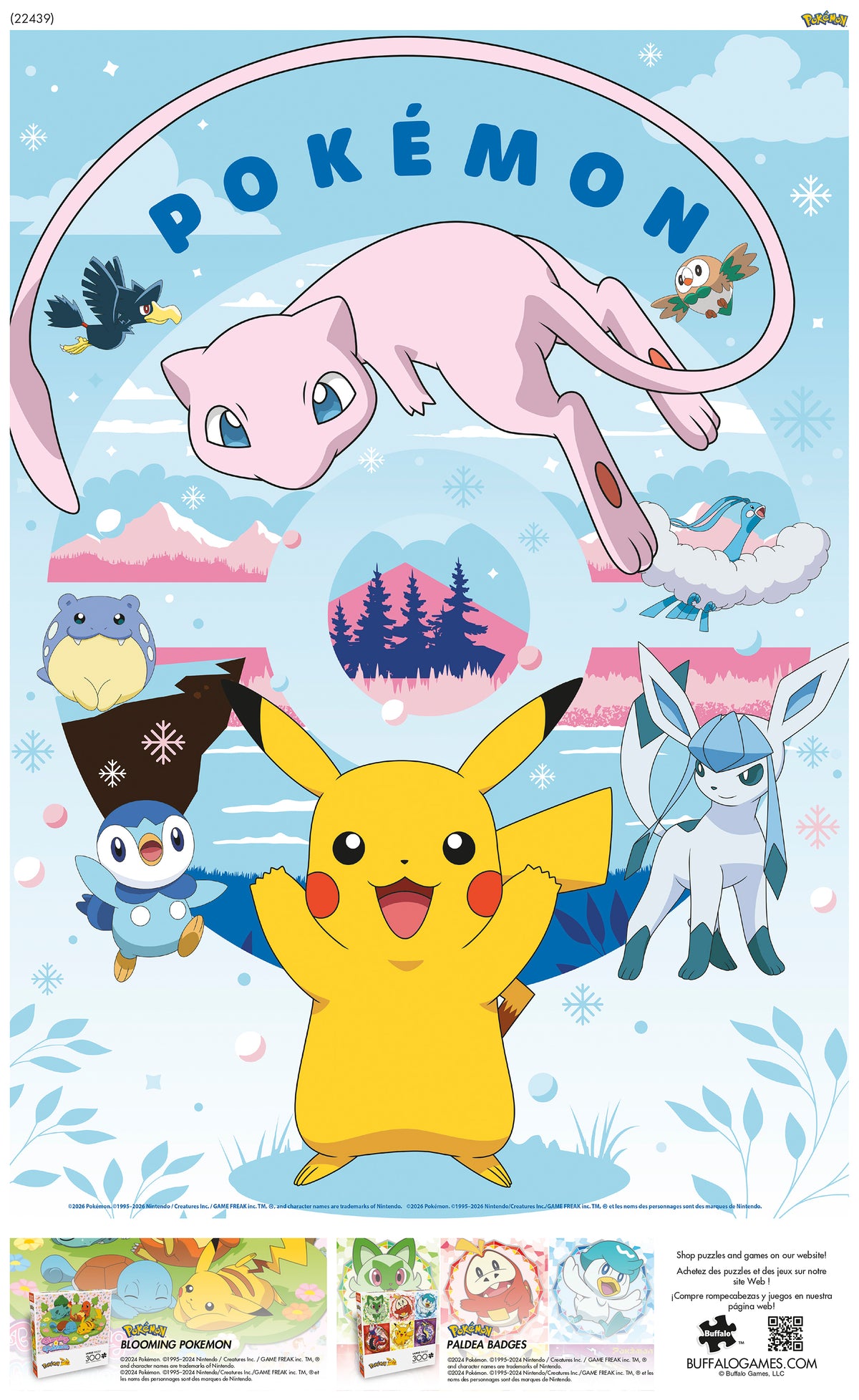 Pokemon: Winter Frolic 300 Piece Jigsaw Puzzle
