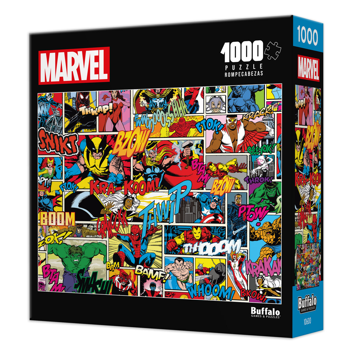 Marvel Heroes Comic Collage 1000 Piece Jigsaw Puzzle