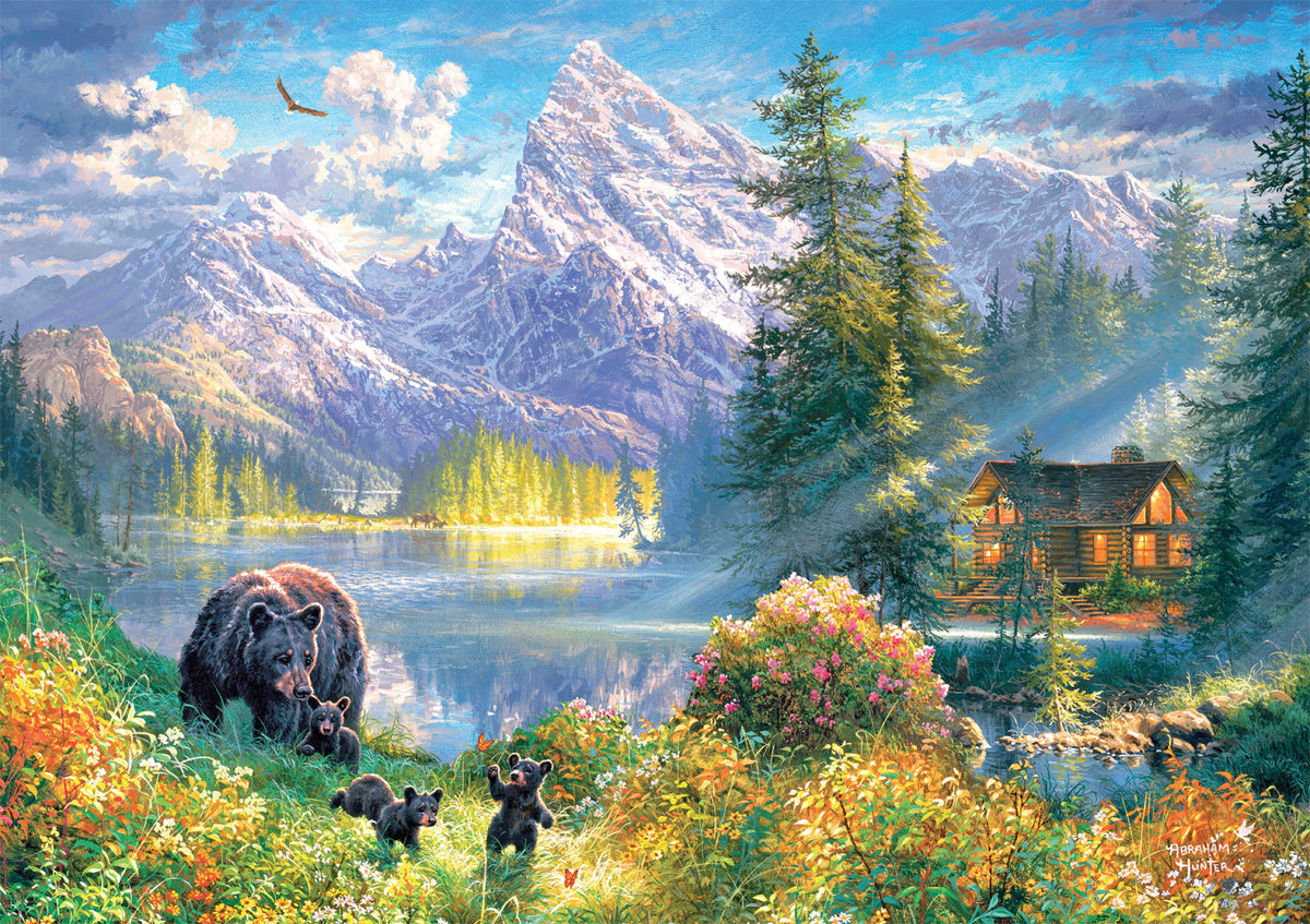 Abraham Hunter Mountain Morning 500 Piece Jigsaw Puzzle