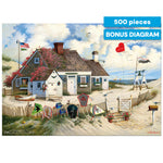 Charles Wysocki - Silver Select: Rootbeer Break at the Butterfields 500 Piece Puzzle