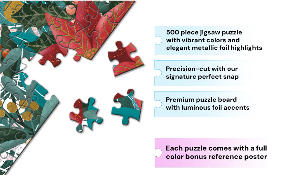 Gold Collection: Celestial Animals 500 Piece Puzzle