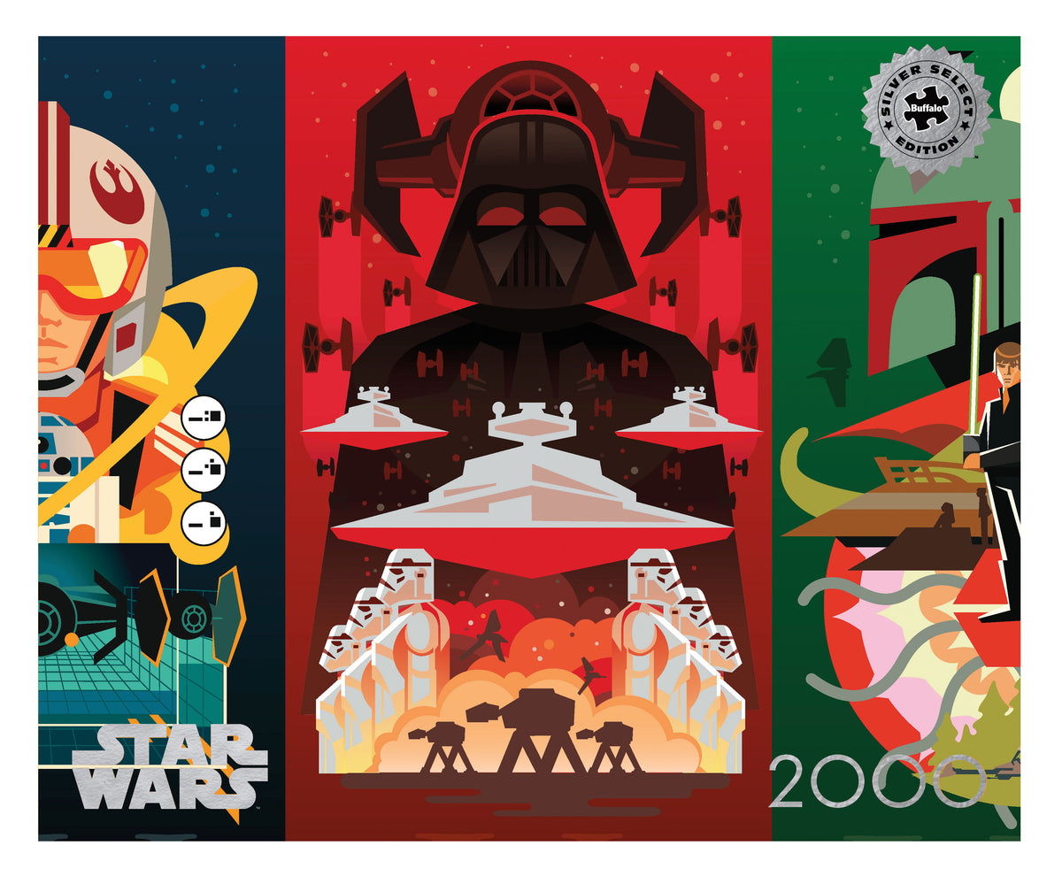 Star Wars™ - Original Trilogy - 2000 Piece Silver Select Jigsaw Puzzle