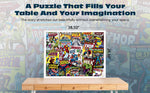 Silver Select: Marvel Comic Collage 2000 Piece Puzzle