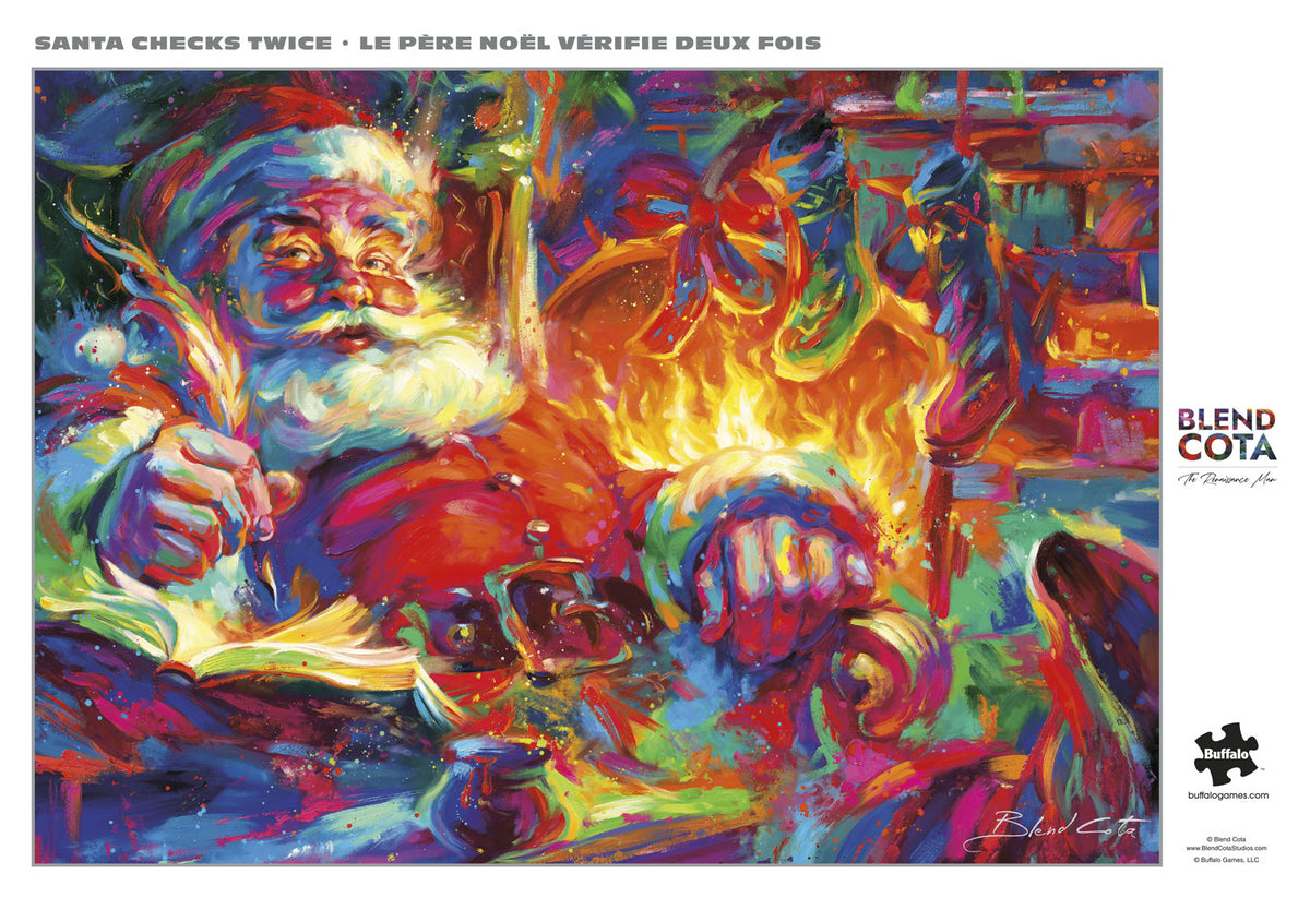 Silver Select: Santa Checks Twice 500 Piece Jigsaw Puzzle
