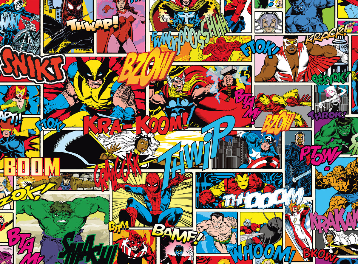 Marvel Heroes Comic Collage 1000 Piece Jigsaw Puzzle