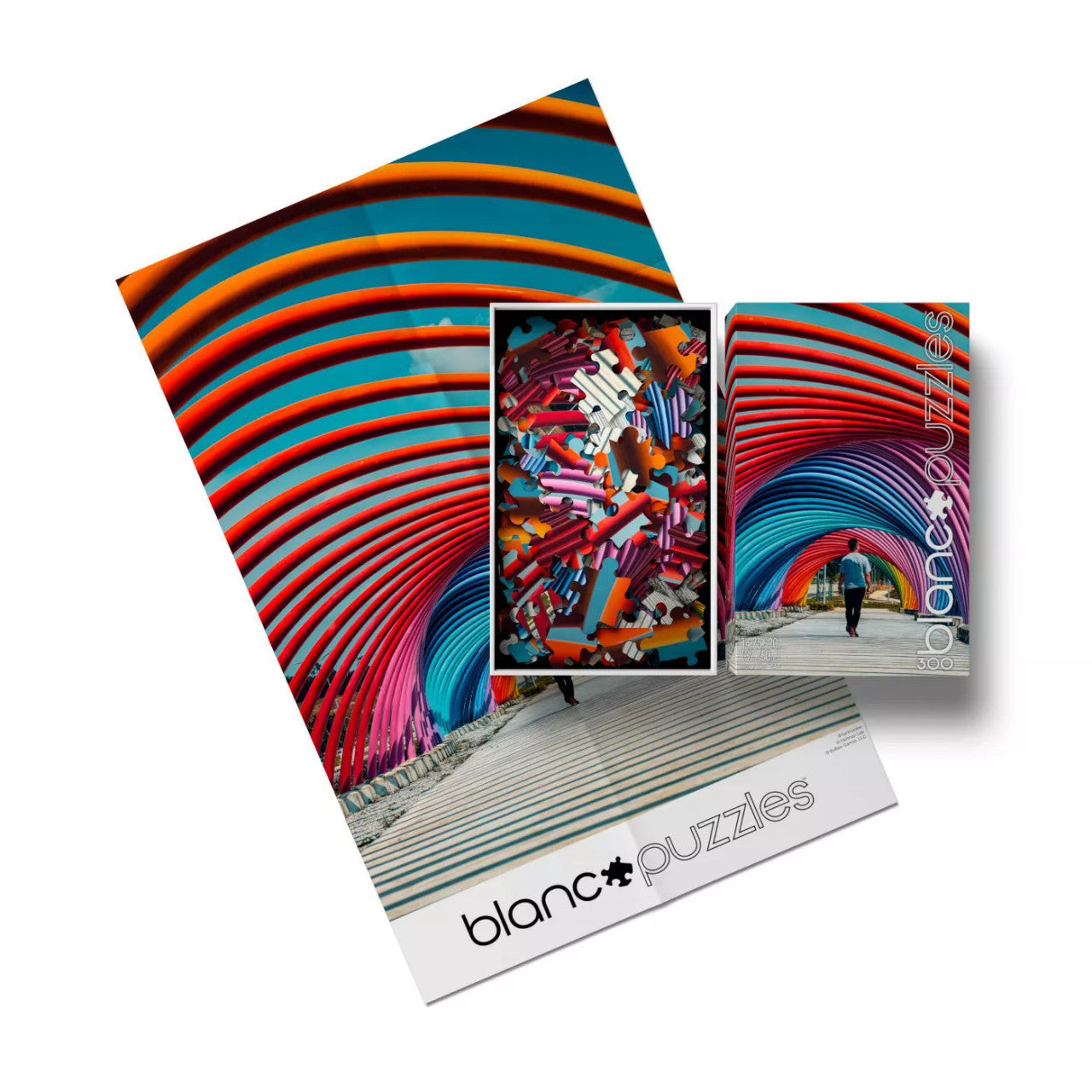blanc - Kuala Lumpur300 Piece Jigsaw Puzzle
