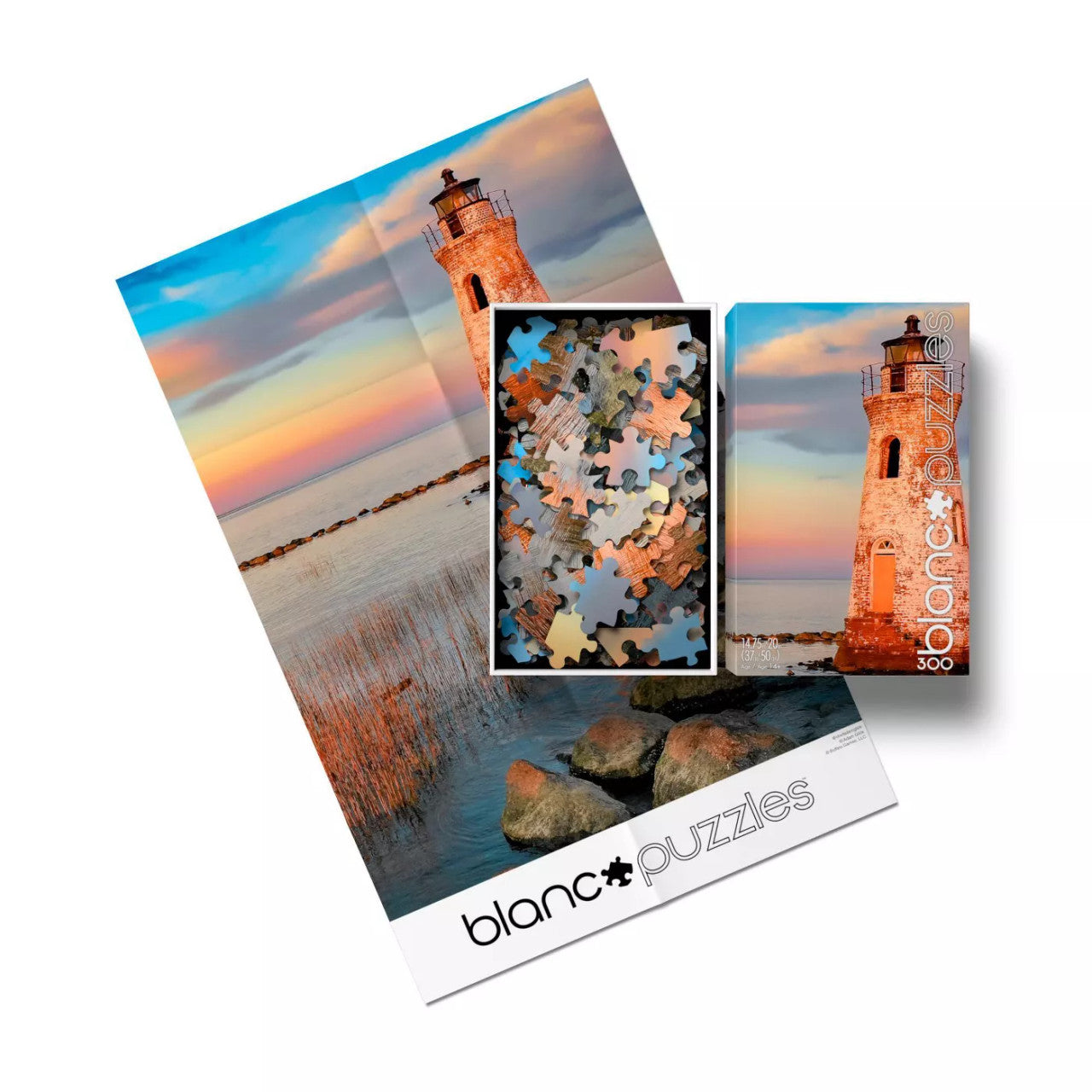 blanc - Tybee Island 300 Piece Jigsaw Puzzle