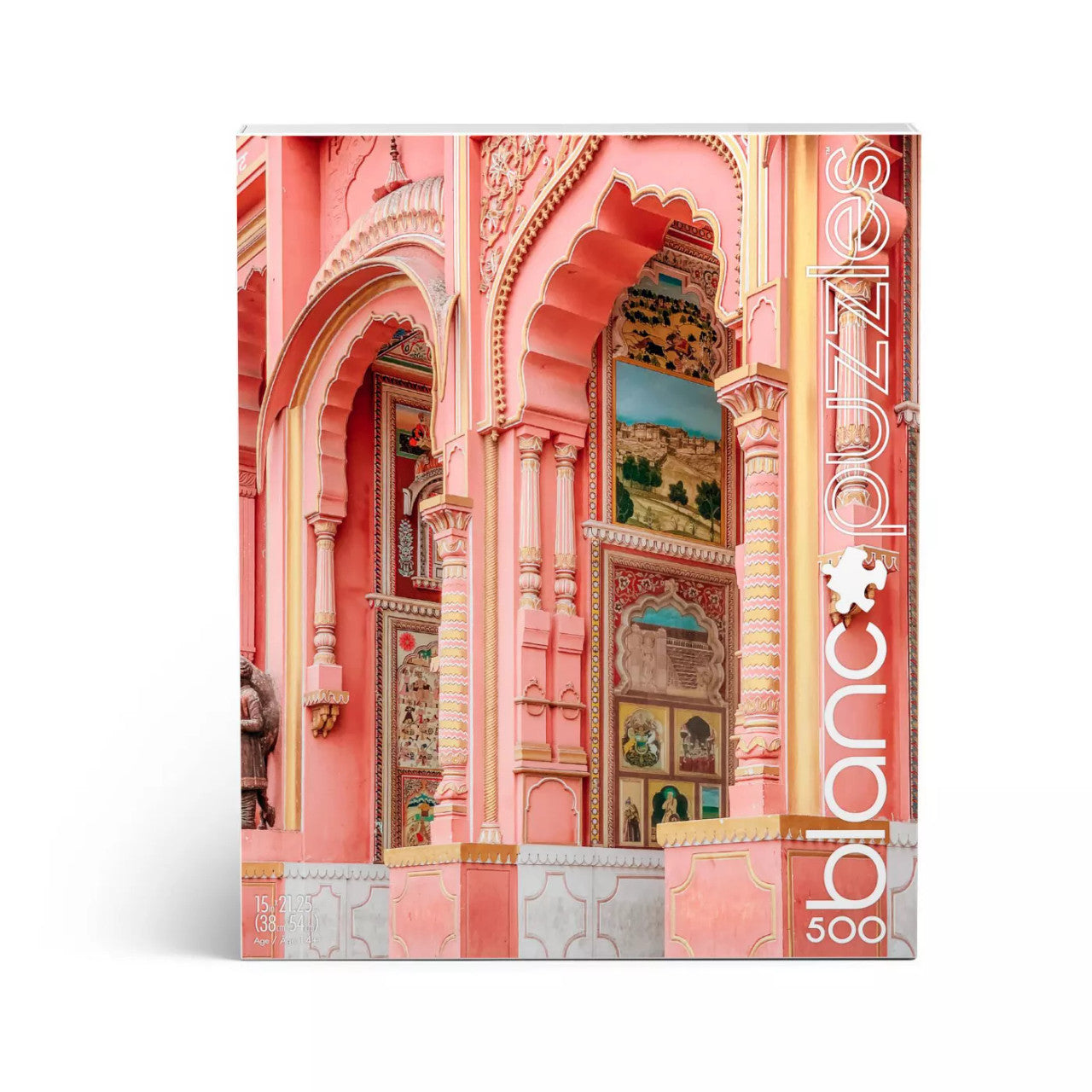blanc - Hawa Mahal 500 Piece Jigsaw Puzzle