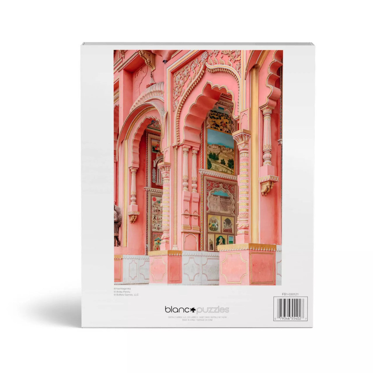 blanc - Hawa Mahal 500 Piece Jigsaw Puzzle