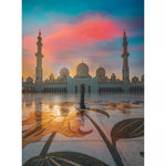 blanc - Sunset Abu Dhabi Mosque 300 Piece Jigsaw Puzzle