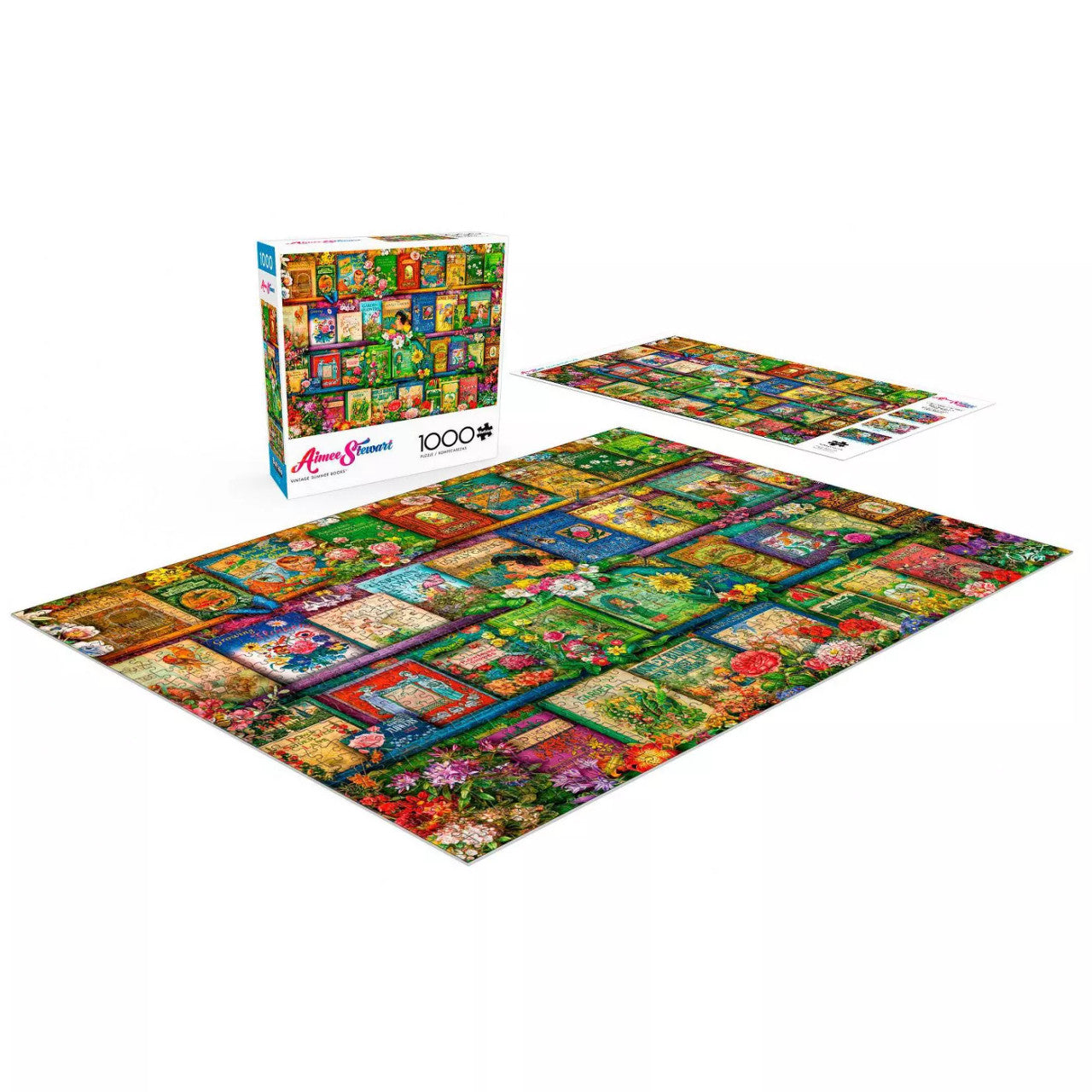 Aimee Stewart:  Vintage Summer Books 1000 Piece Jigsaw Puzzle