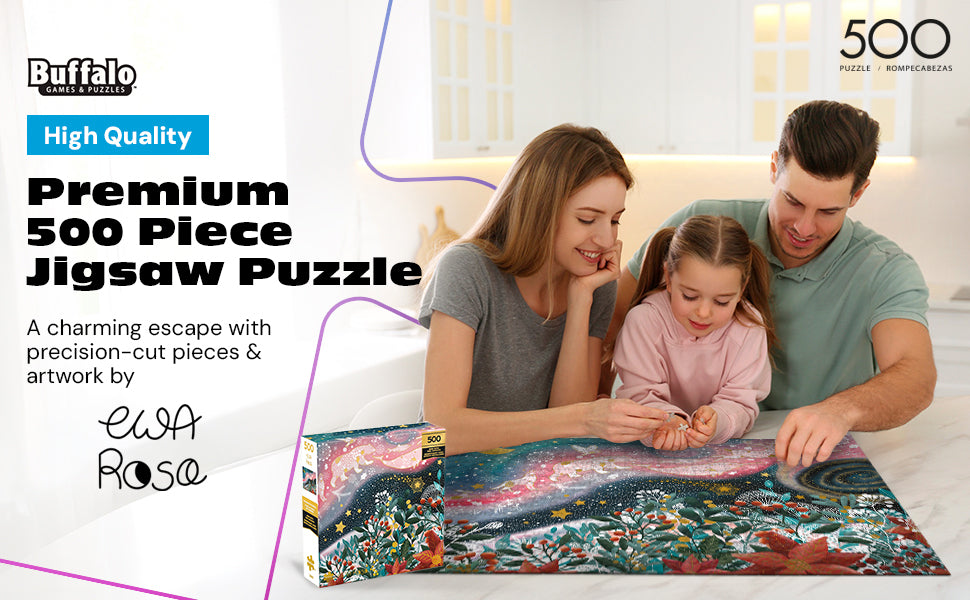 Gold Collection: Celestial Animals 500 Piece Puzzle