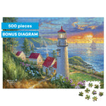 Gold Collection – Evening Watch 500 Piece Jigsaw Puzzle - Abraham Hunter
