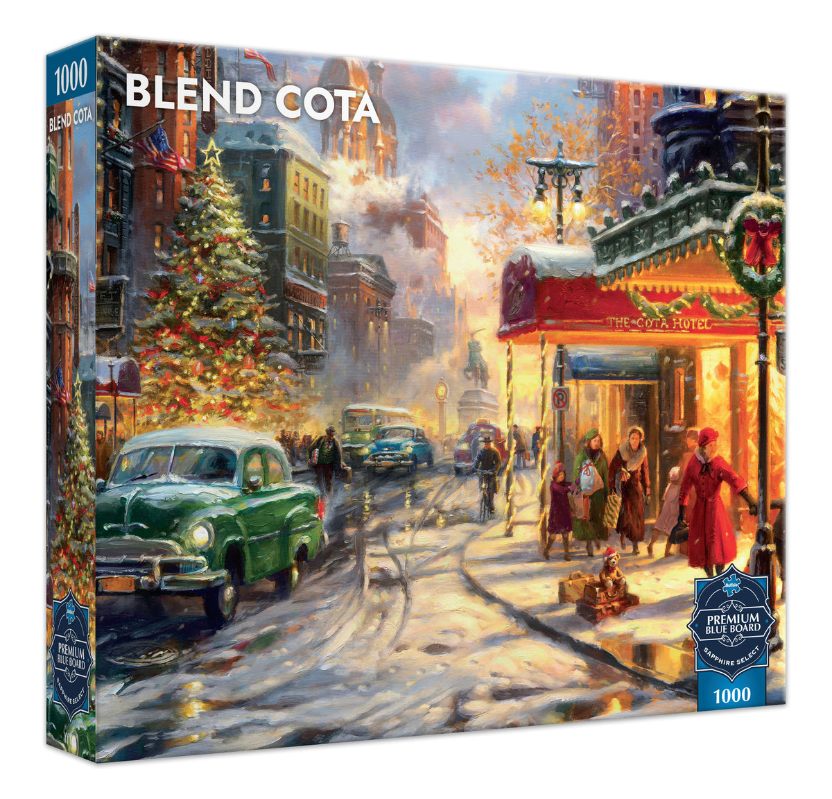Christmas On Main Street 1000 Piece Jigsaw Puzzle