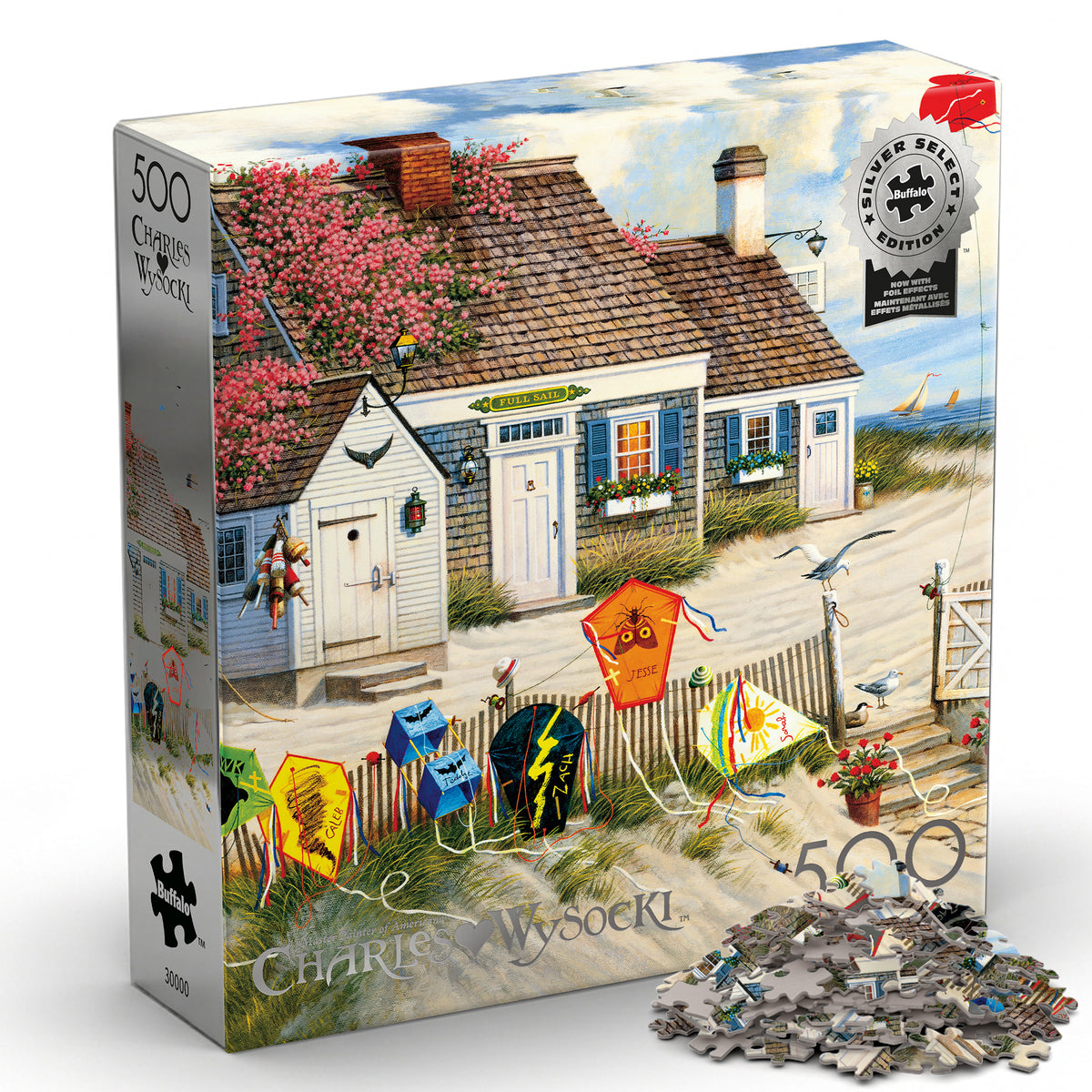 Charles Wysocki - Silver Select: Rootbeer Break at the Butterfields 500 Piece Puzzle