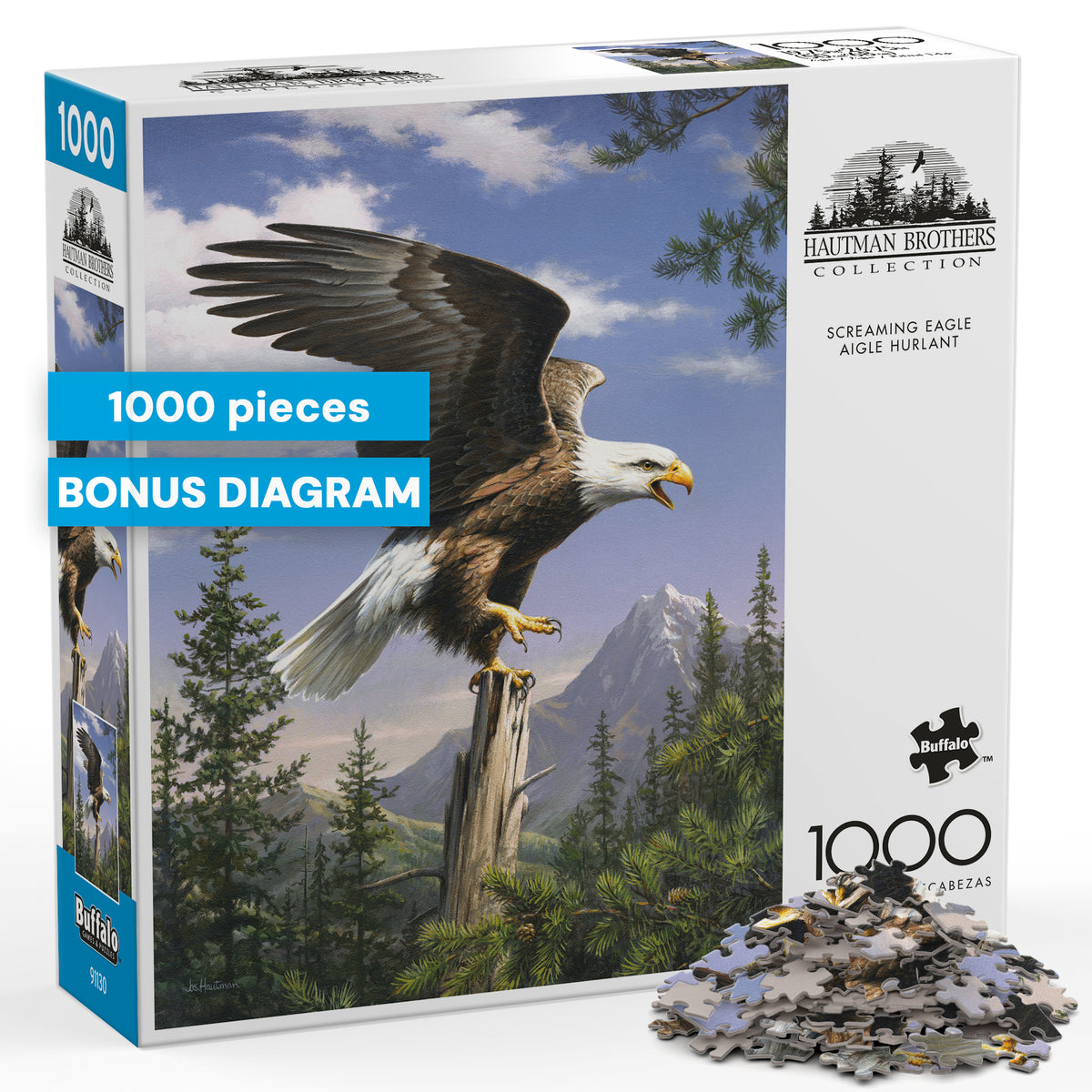 Hautman: Screaming Eagle 1000 Piece Puzzle