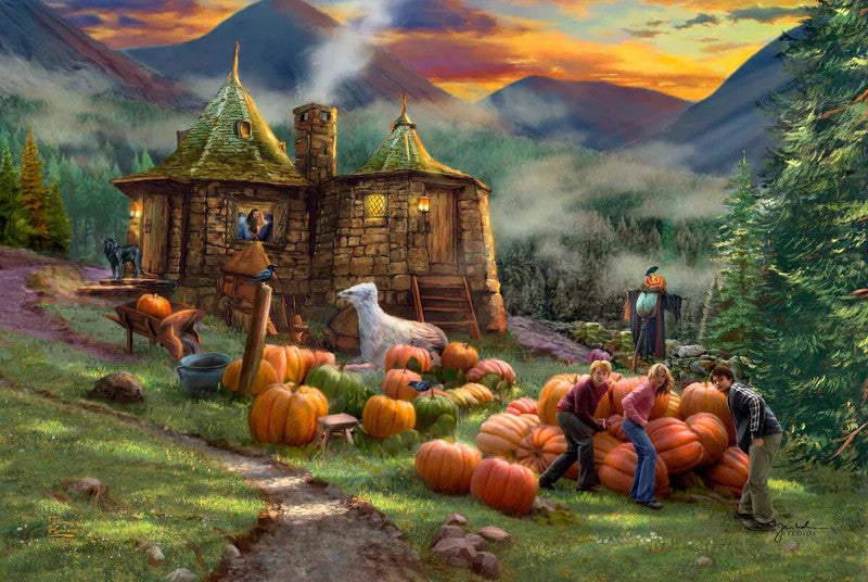 Ceaco Thomas Kinkade DC Silver Select Hagrid's Hut 1000 Piece Puzzle