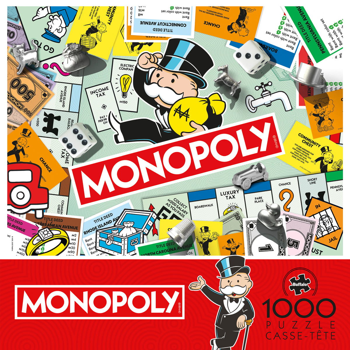 Monopoly Collage 1000 Piece Puzzle