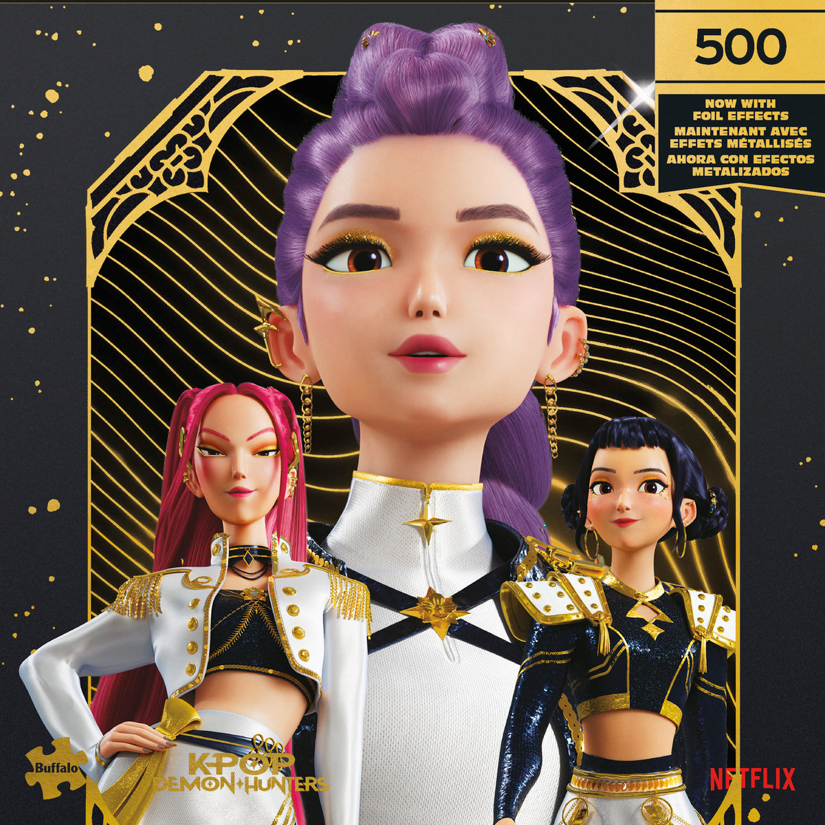 Gold Collection: KPop Demon Hunters Golden Huntrix 500 Piece Puzzle