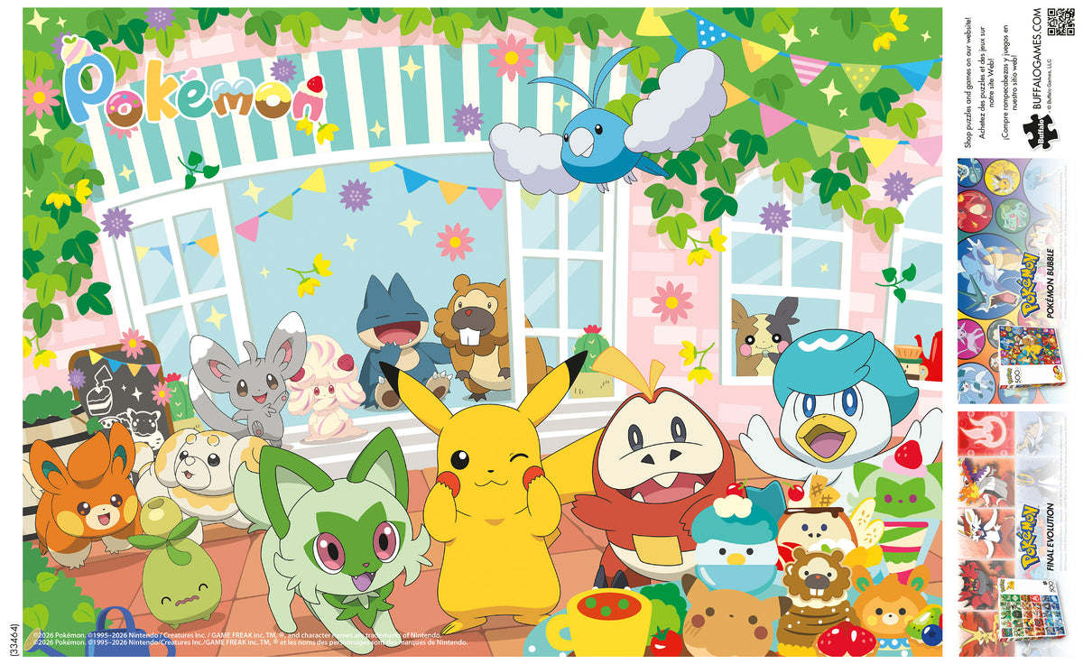 Pokemon Happy Cafe 500 Piece Jigsaw Puzzle