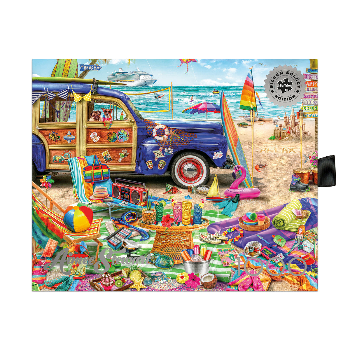Aimee Stewart - Beach Vacation - 1000 Piece Silver Select Jigsaw Puzzle