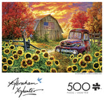 Abraham Hunter: Old Glory Farmstead 500 Piece Puzzle