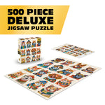 Gold Collection: Dressy Dogs, Cozy Cats 500 Piece Puzzle