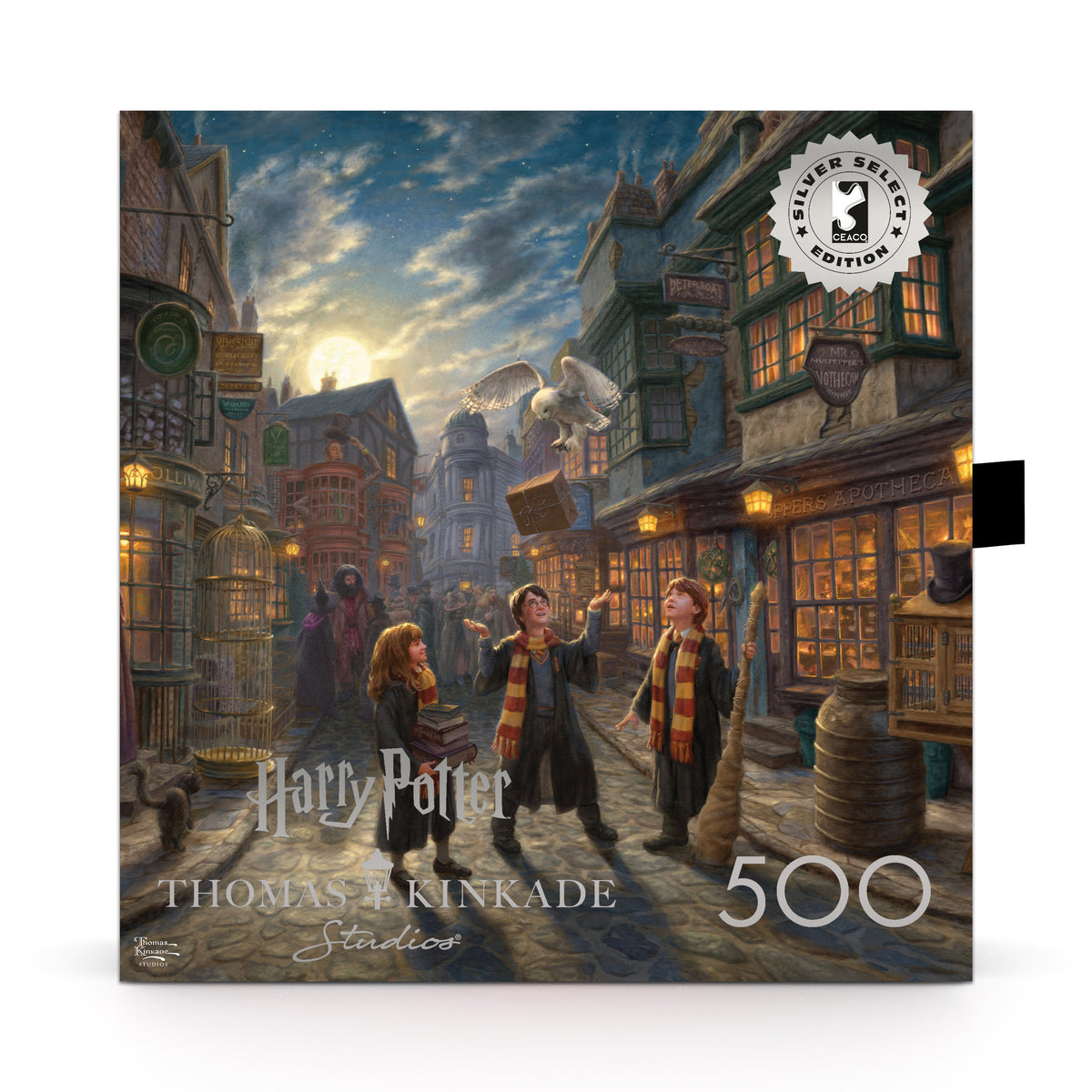 Silver Select: Harry Potter: Diagon Alley (Thomas Kinkade) 500 Piece Puzzle
