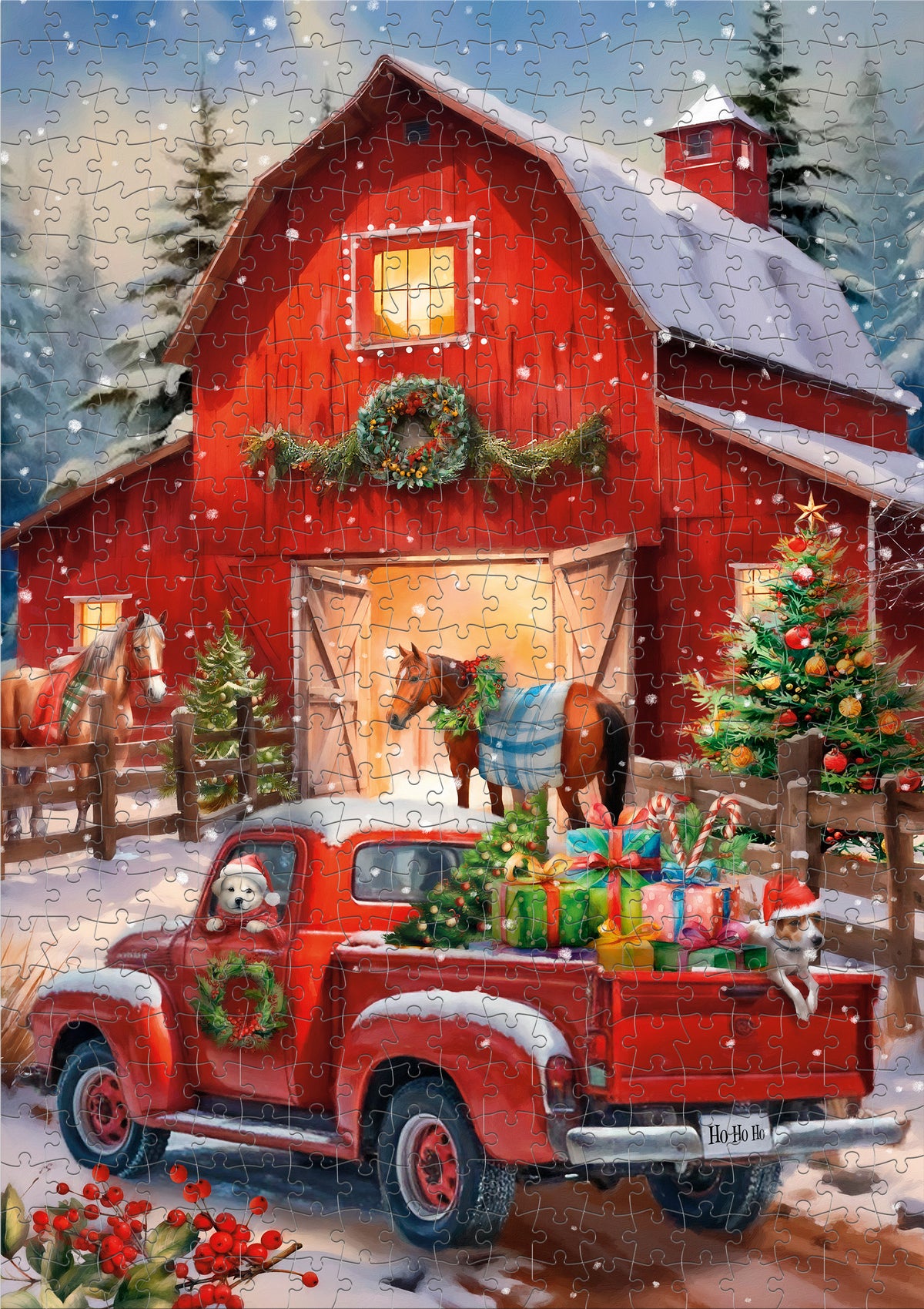 Country Life: Delivering Christmas 500 Piece Jigsaw Puzzle