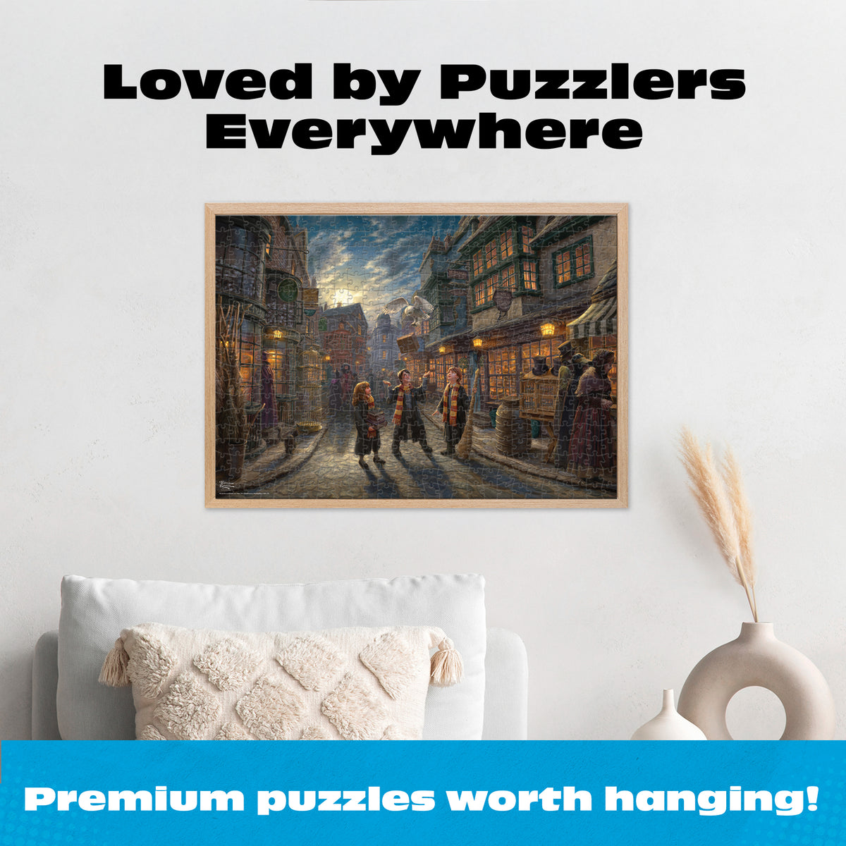 Silver Select: Harry Potter: Diagon Alley (Thomas Kinkade) 500 Piece Puzzle