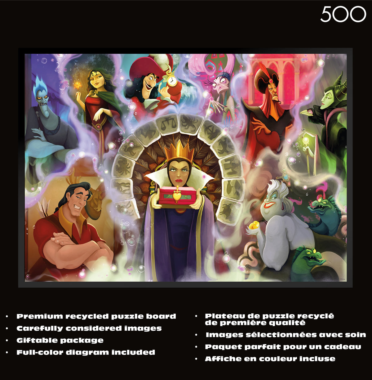 Noir Select: Disney Villains 500 Piece Puzzle