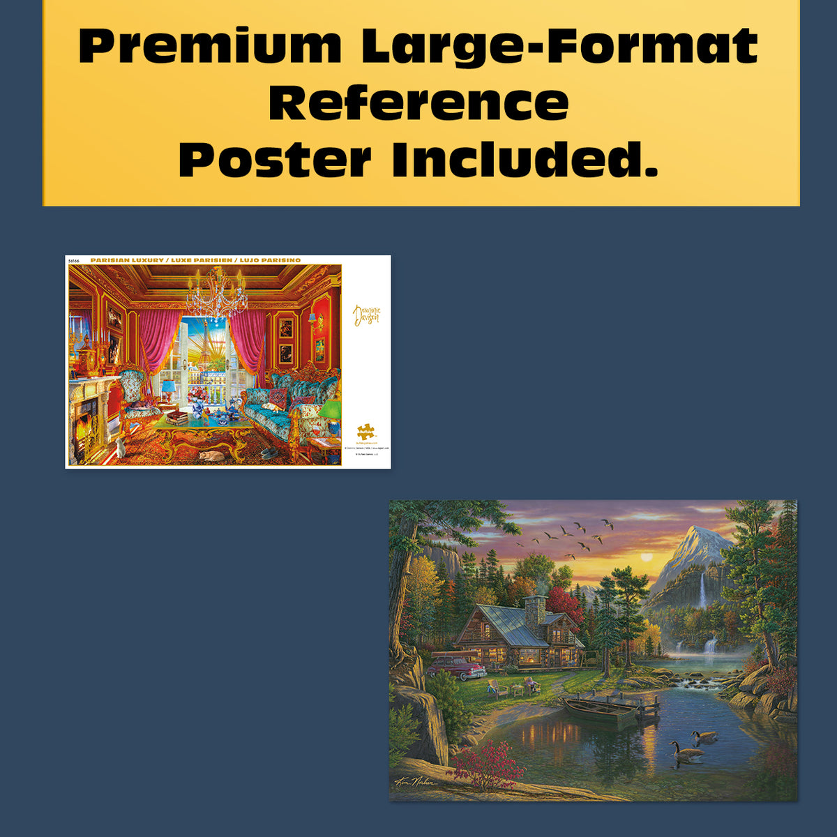 Gold Collection: Mountain Paradise 1000 Piece Puzzle