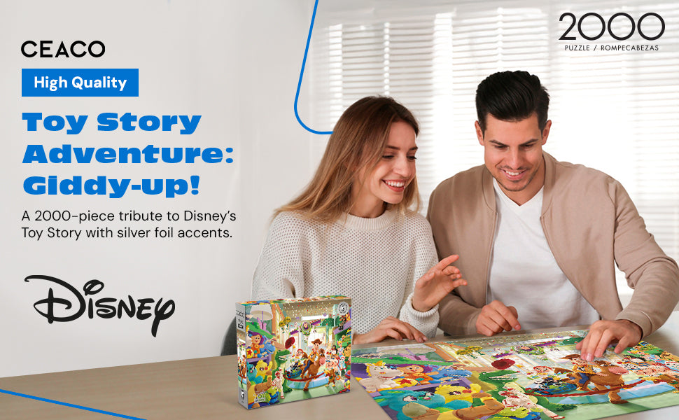 Ceaco: Silver Select: Giddy-up! Toy Story 2000 Piece Puzzle