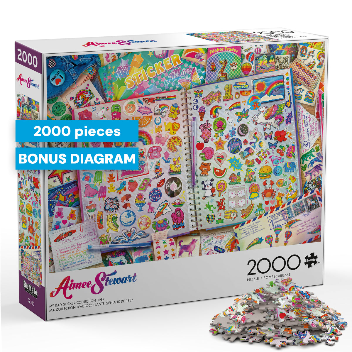 Aimee Stewart: My Rad Sticker Collection 1987 - 2000 Piece Puzzle