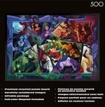 Ceaco – 500 Piece Disney Noir Select Villains Jigsaw Puzzle