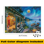 Gold Collection: Moonlight Lodge 1000 Jigsaw Puzzle