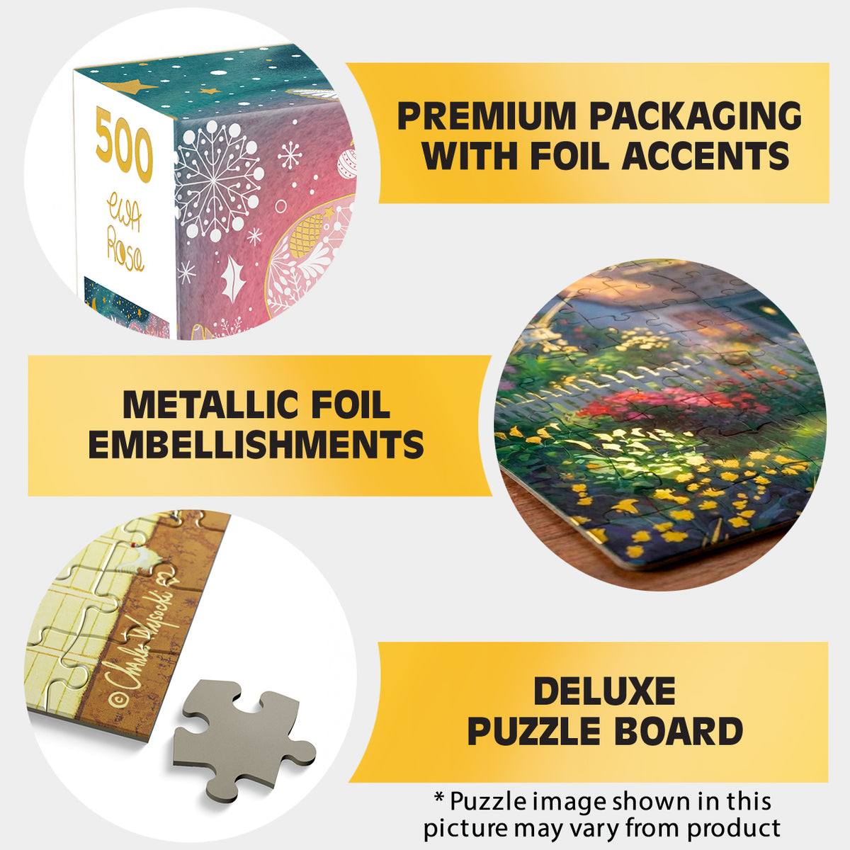 Gold Collection: Celestial Animals 500 Piece Puzzle