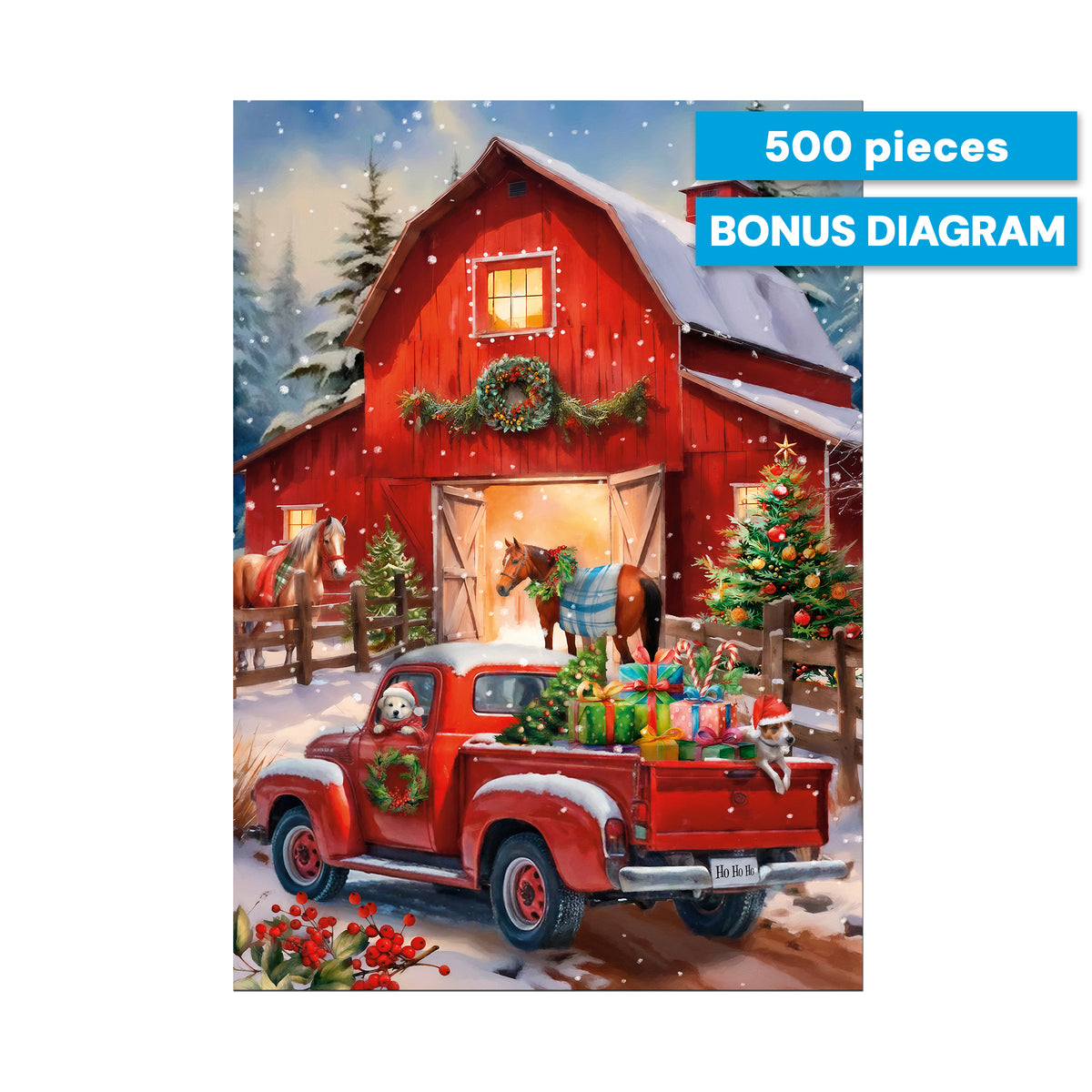 Country Life: Delivering Christmas 500 Piece Jigsaw Puzzle