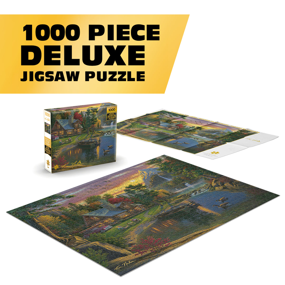 Gold Collection: Mountain Paradise 1000 Piece Puzzle