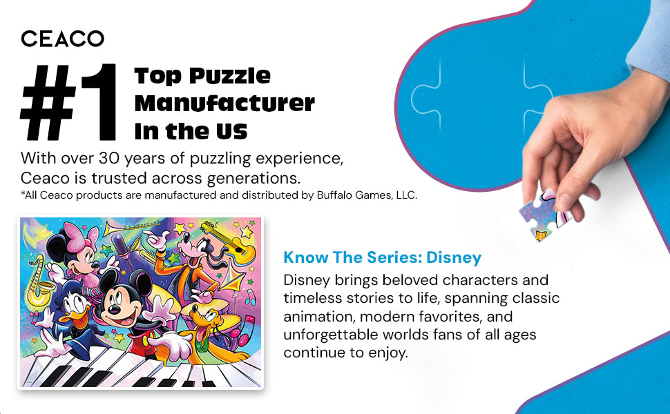 Silver Select: Disney Mickey's Music 500 Piece Puzzle