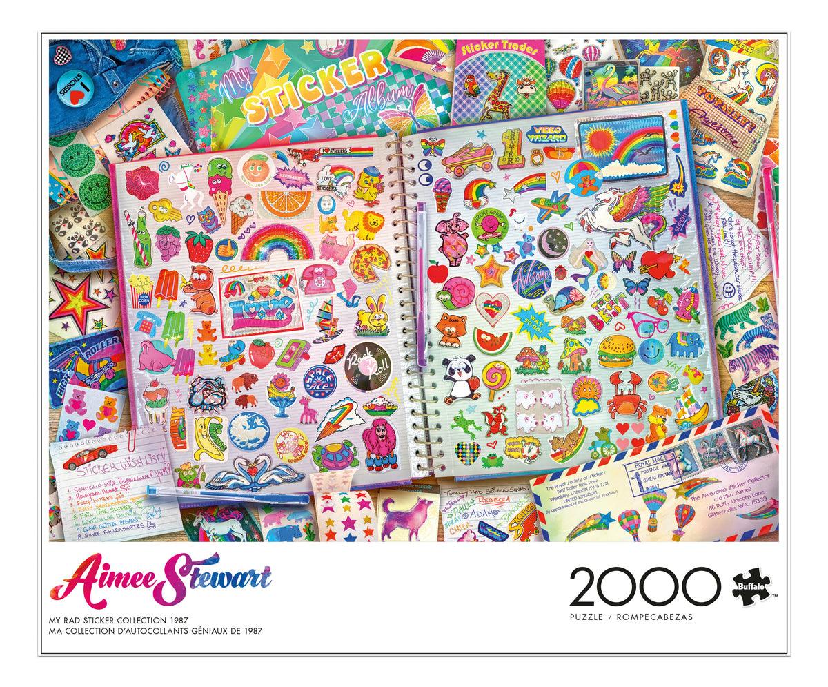 Aimee Stewart: My Rad Sticker Collection 1987 - 2000 Piece Puzzle