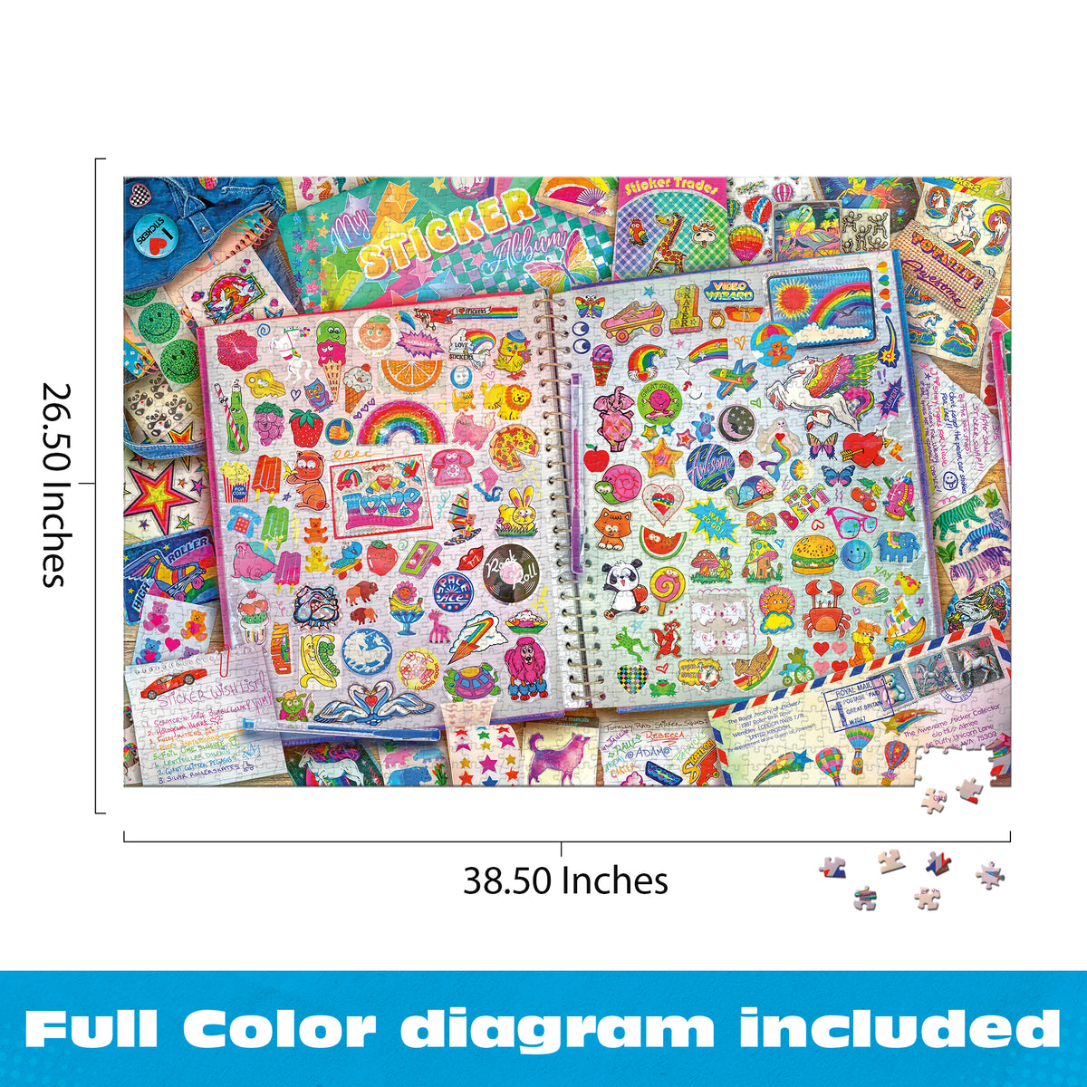 Aimee Stewart: My Rad Sticker Collection 1987 - 2000 Piece Puzzle