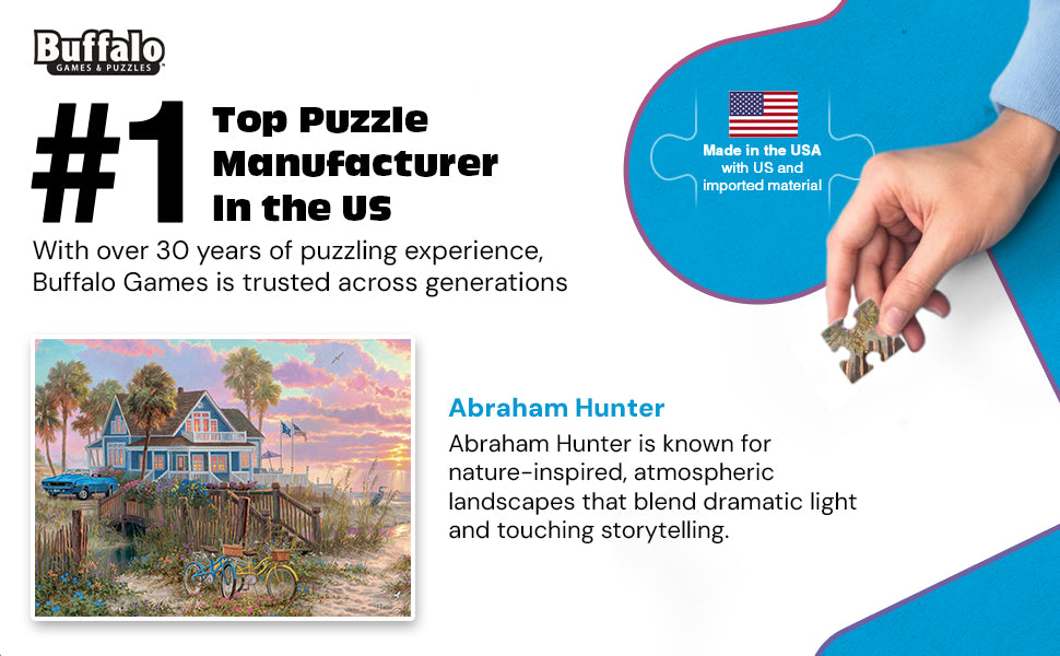 Abraham Hunter: Beach Life 1000 Piece Puzzle