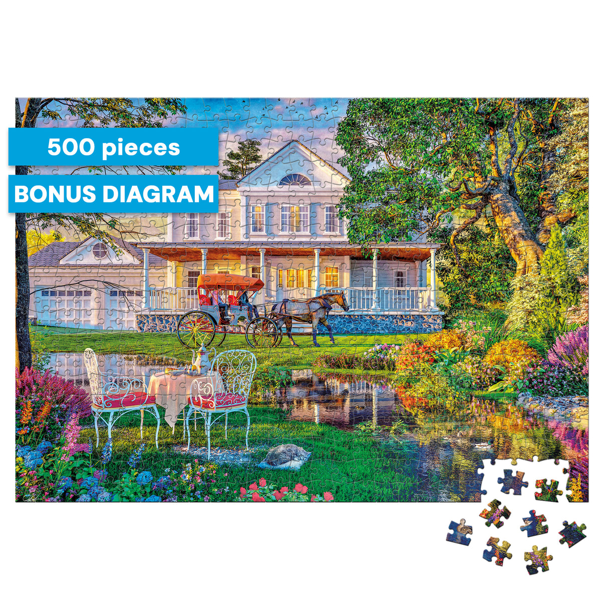 Country Life: Country Estate 500 Piece Puzzle