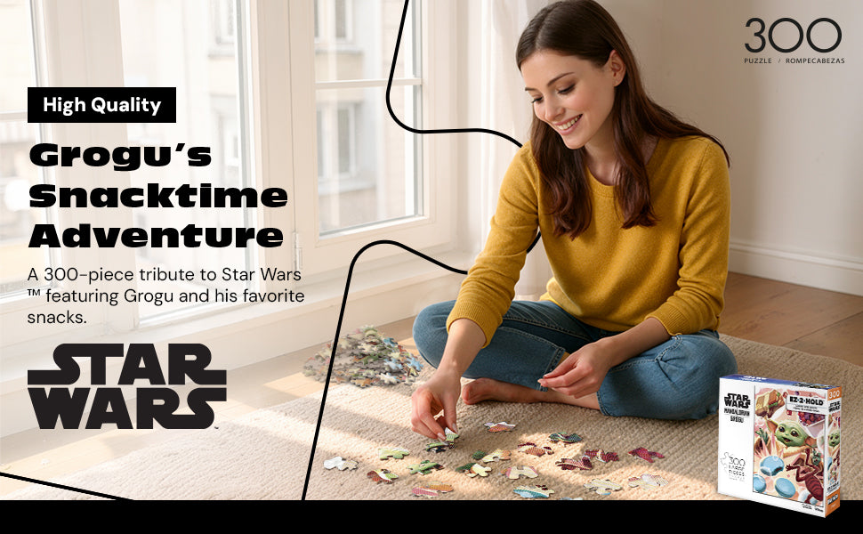 Star Wars: Snack Time for Grogu 300 Piece Puzzle
